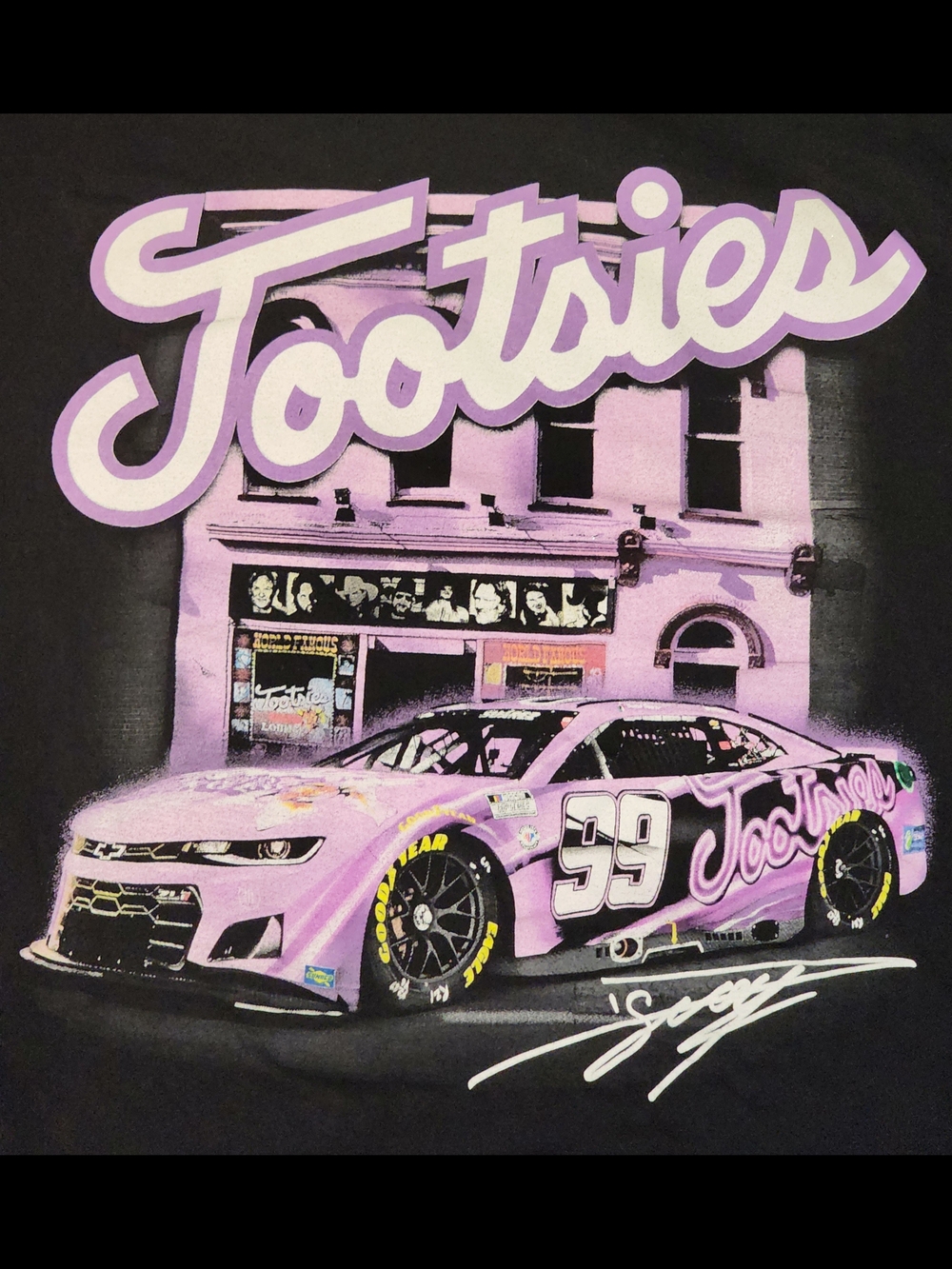 Daniel Suarez Tootsies #99 T-Shirt, Mens Size XL, NASCAR Cup Racing, Trackhouse